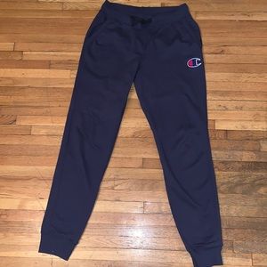 Women’s navy blue champion joggers